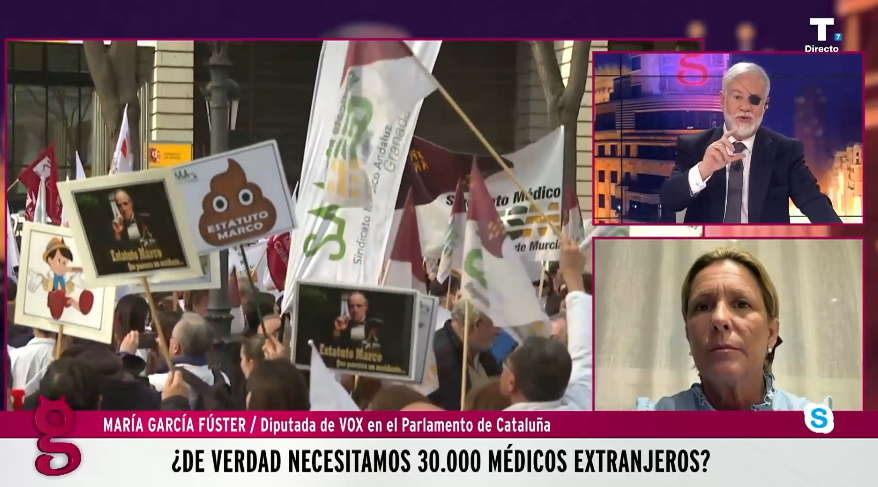 María García Fuster: «Están reventando la sanidad»