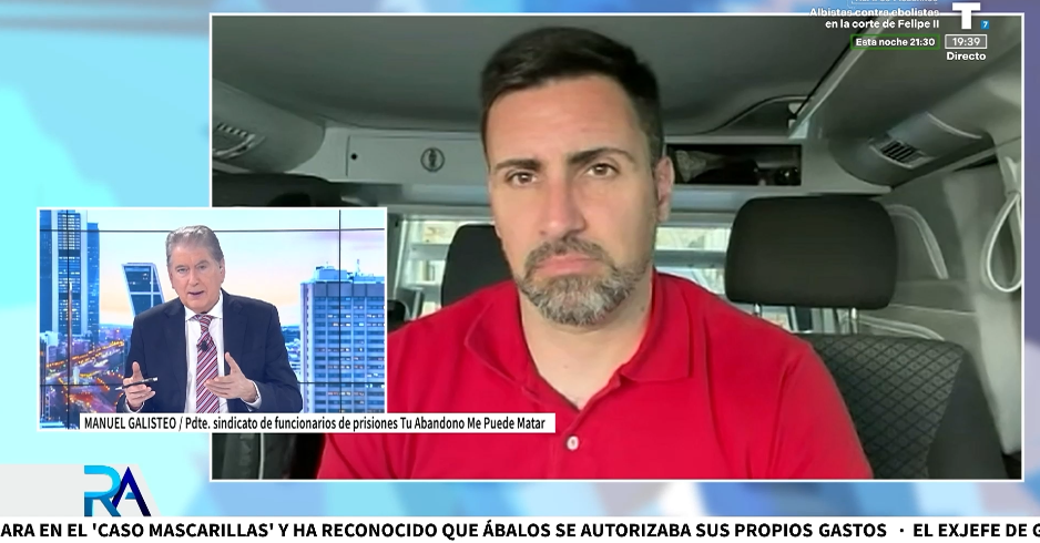 Manuel Galisteo: «Los funcionarios de prisiones somos invisibles para Interior»