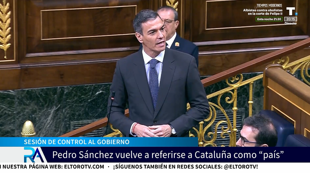 Lo ha vuelto a hacer: Pedro Sánchez llama “país” a Cataluña