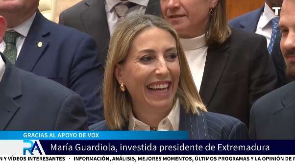 María Guardiola, la nueva presidente de Extremadura gracias a VOX
