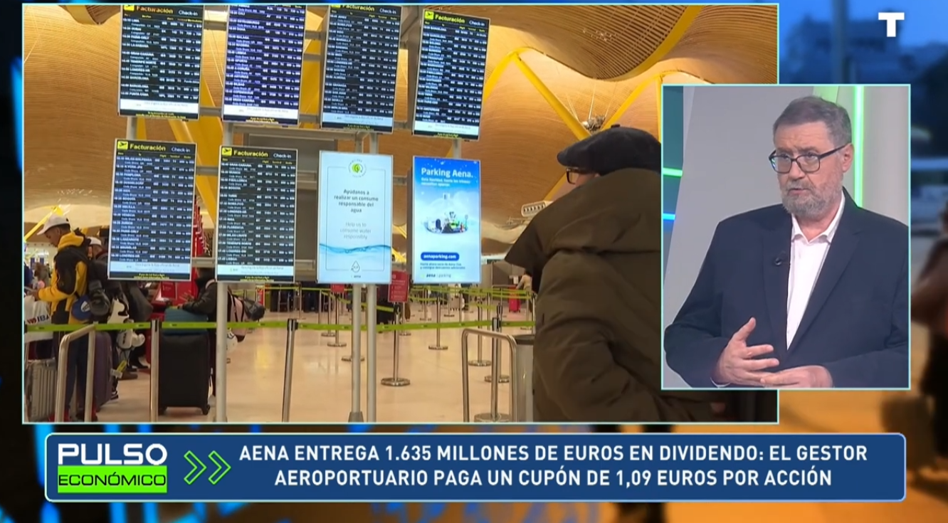 Aena entrega 1.635 millones de euros en dividendos