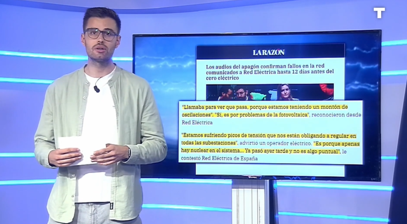 Los mensajes previos al apagón