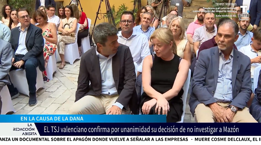 El Tribunal Superior de Justicia Valenciano descarta investigar a Mazón por la DANA