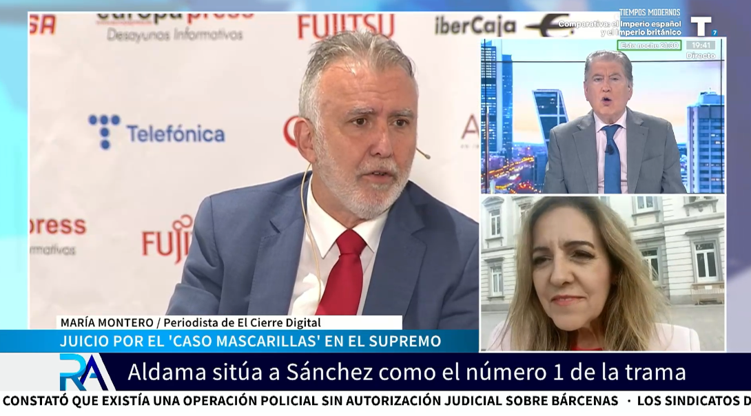 María Montero, periodista de El Cierre Digital: «Aldama ha soltado perlas pero no ha aportado pruebas»