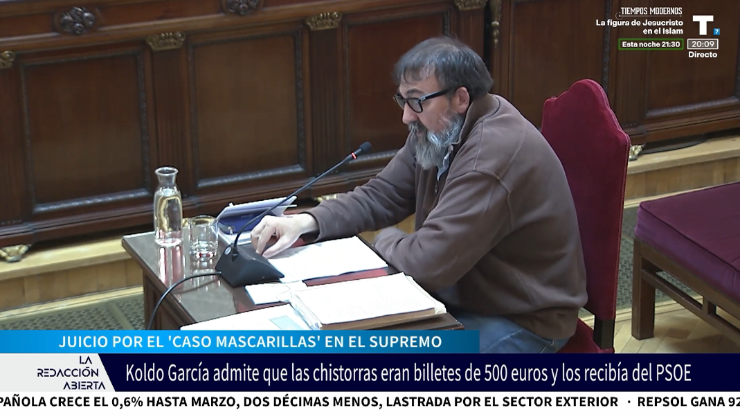 KOLDO reconoce que los billetes de 500 euros eran las «chistorras» y las recibía del PSOE