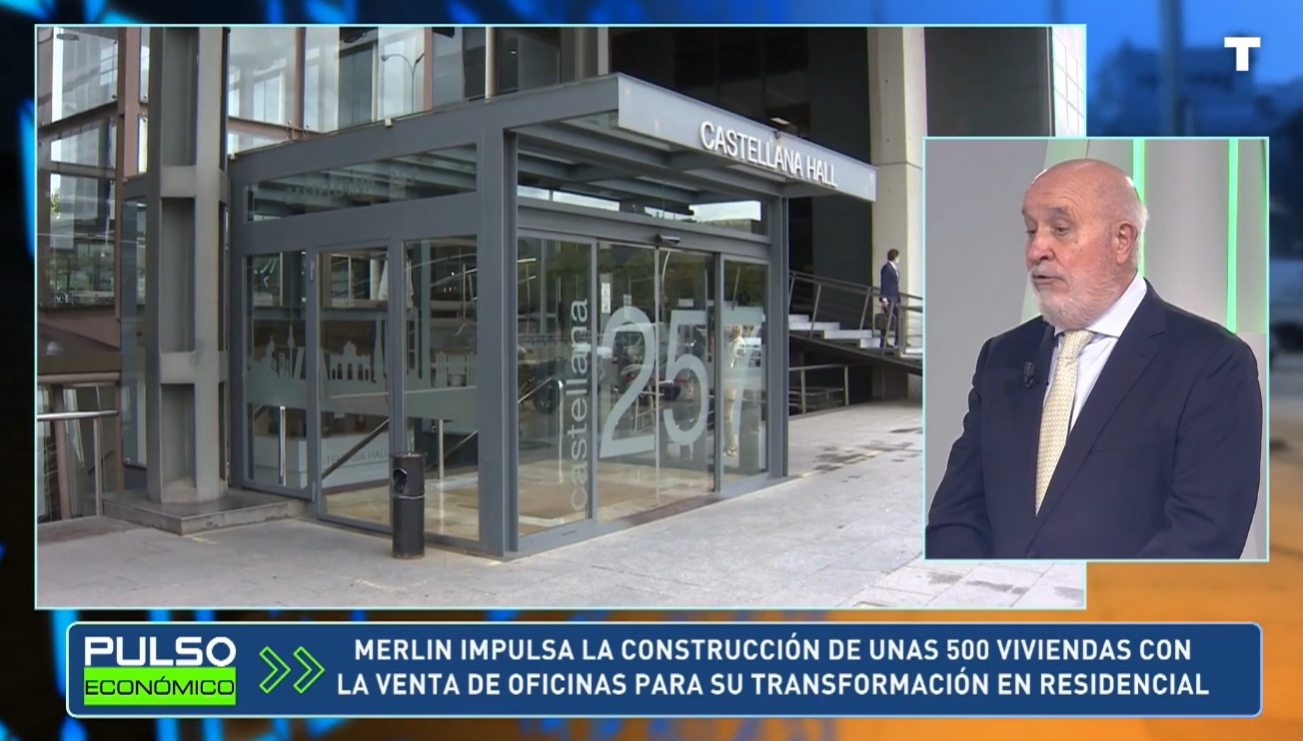 Miguel Ángel Cicuéndez analiza la operación de Merlin sobre la construcción de 500 viviendas tras la venta de oficinas