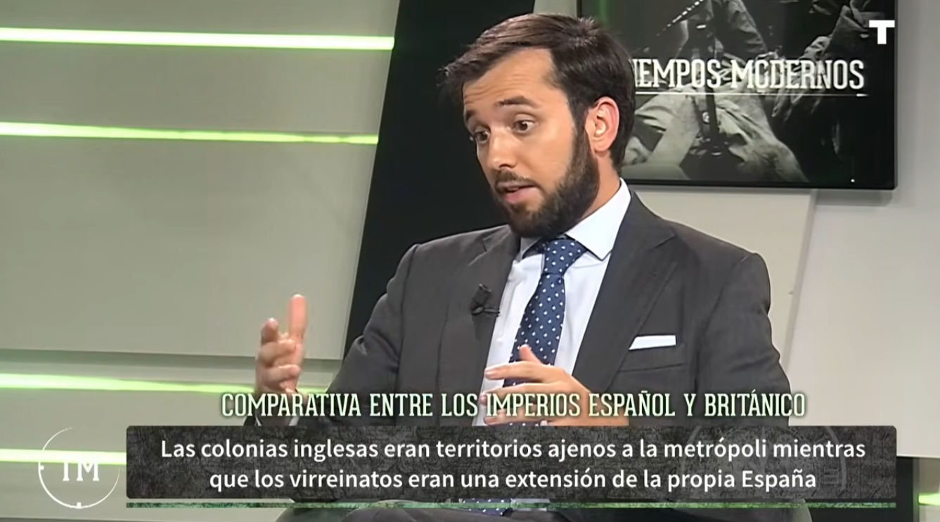 España tuvo virreinatos en América, no colonias como los ingleses