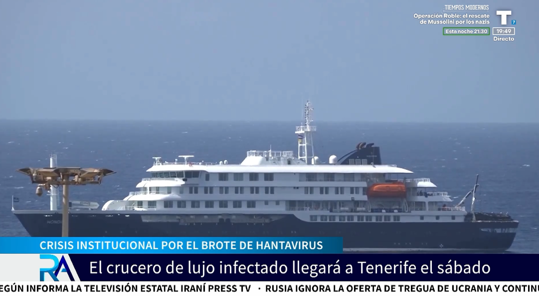España acepta el crucero con hantavirus y desata una crisis institucional con Canarias