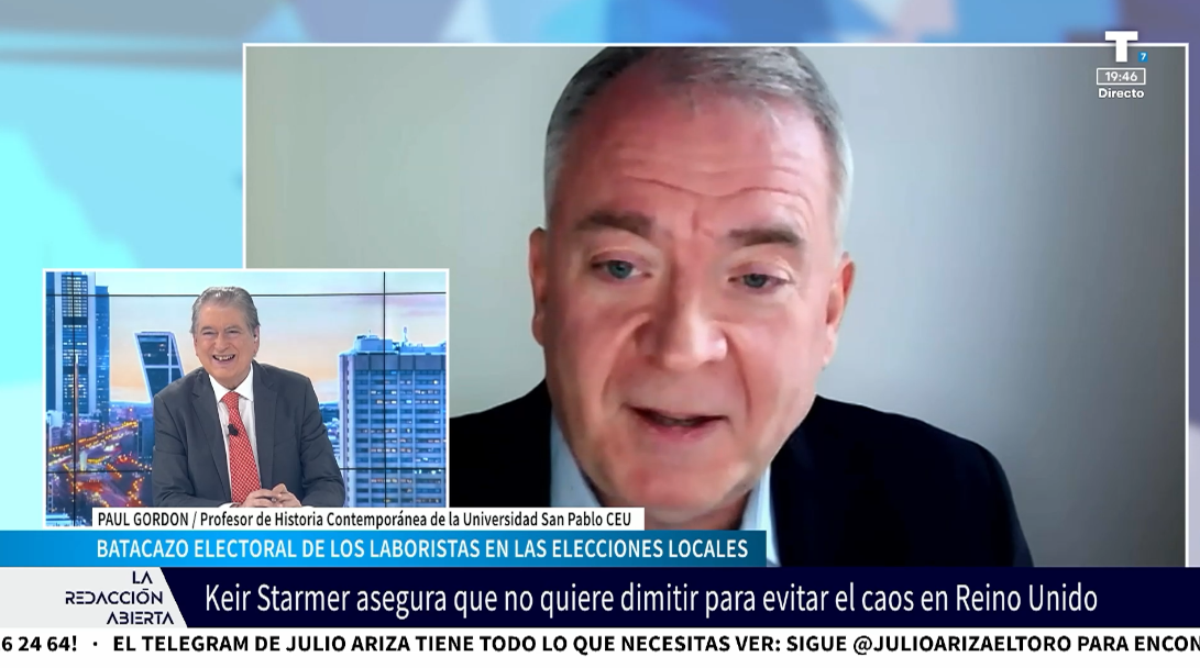 Paul Gordon: «El principal problema de Starmer es la economía y la inmigración»