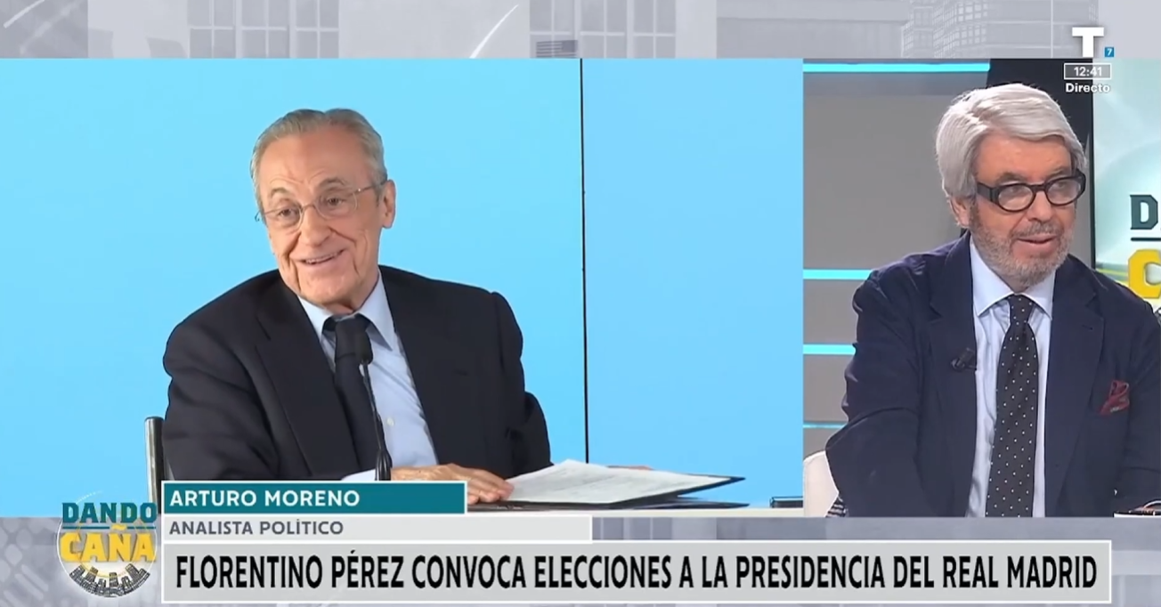Arturo Moreno: «Ojalá Sánchez tome de ejemplo a Florentino Pérez y convoque elecciones» 