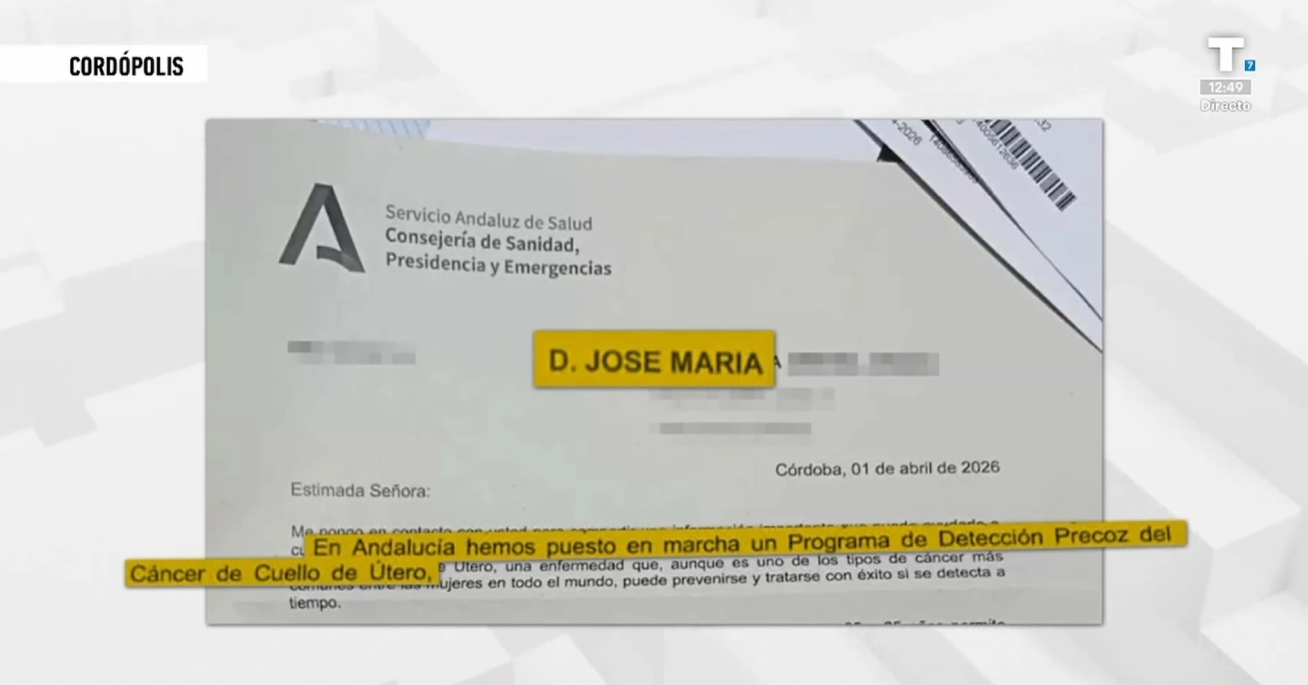 La chapuza del SAS: invitan a los HOMBRES a hacerse cribados de cáncer en el CUELLO DEL ÚTERO