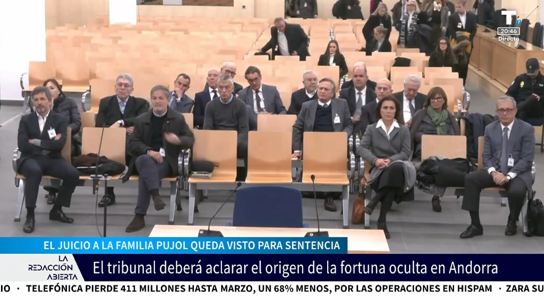 La Fiscalía pide hasta 29 años de cárcel para la familia Pujol por la fortuna oculta