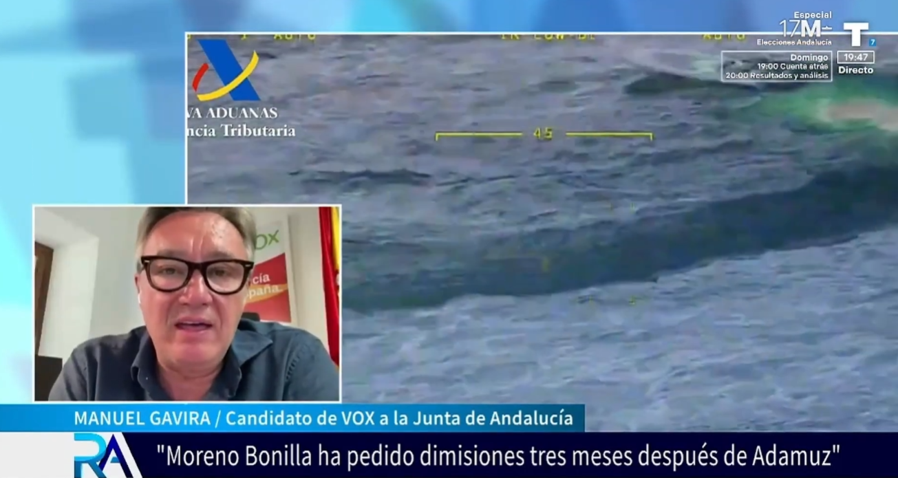Gavira estalla contra PP y PSOE por el abandono a los agentes frente al narcotráfico