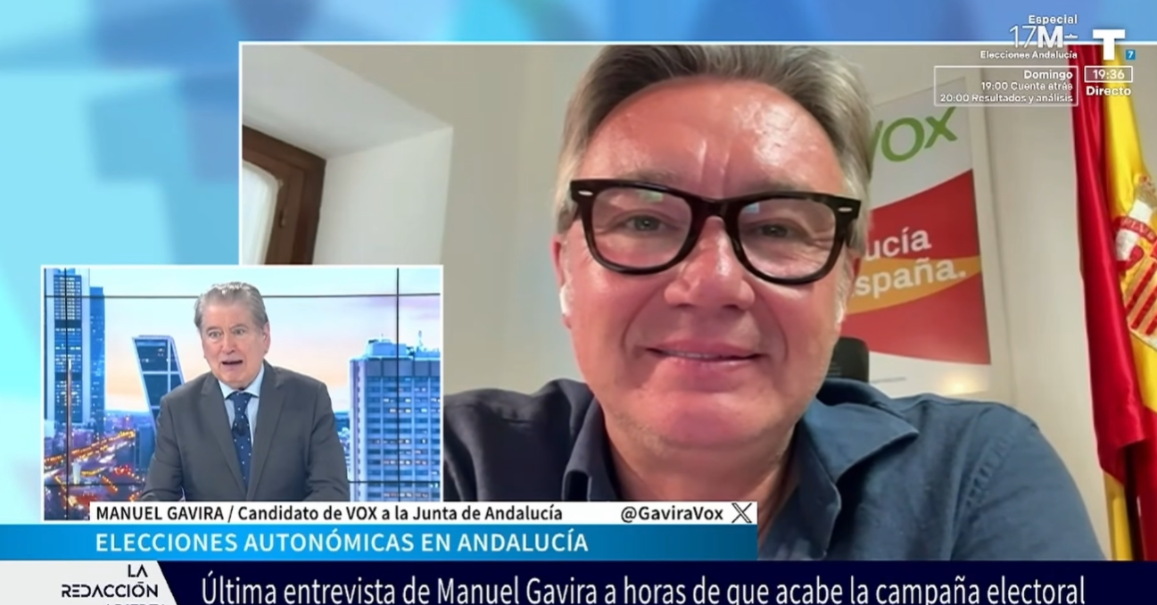 Última entrevista de Manuel Gavira en la campaña de Andalucía