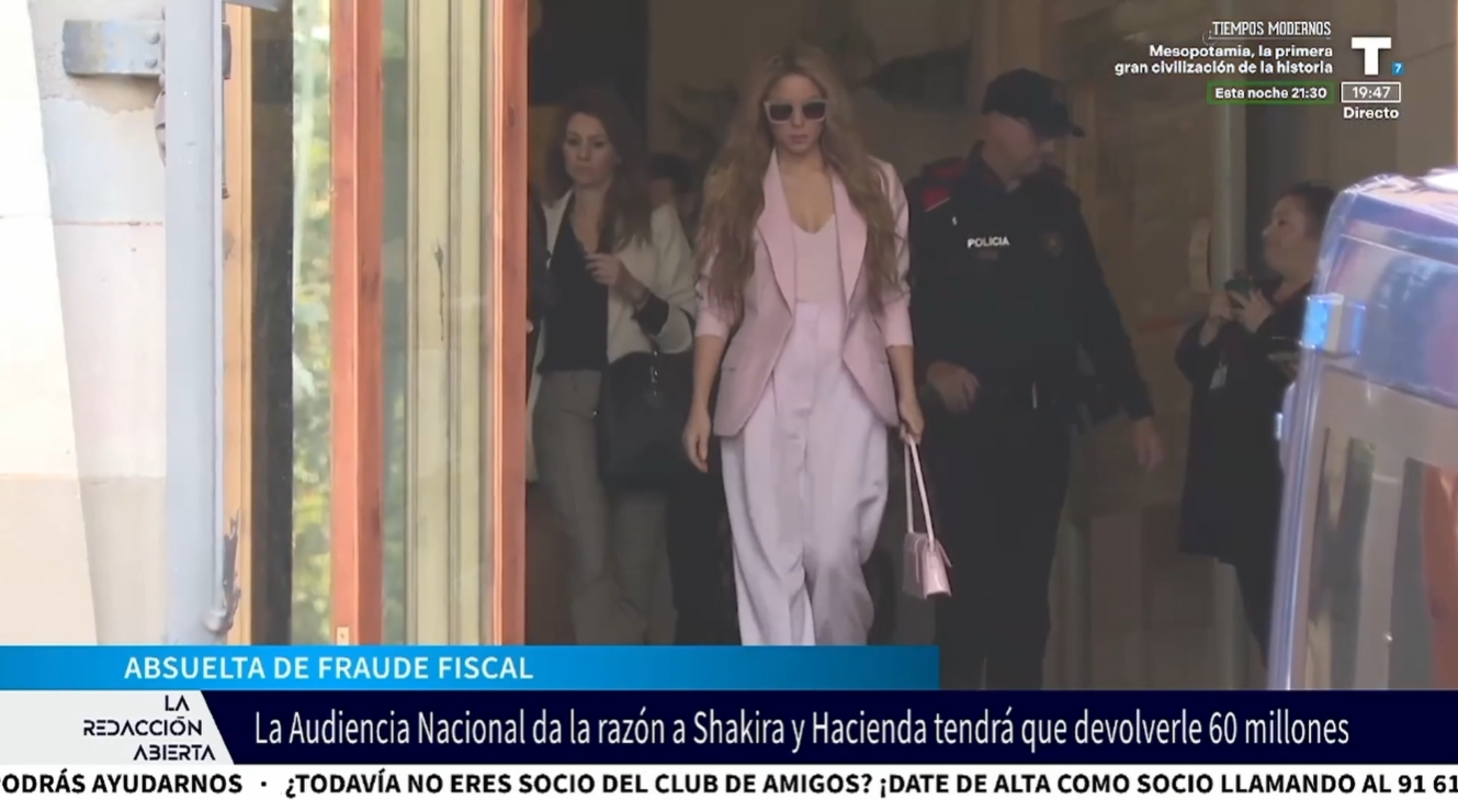 Shakira gana la batalla a Hacienda y tendrán que pagarle 60 millones