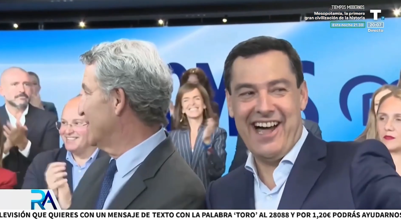 Moreno quiere gobernar en solitario y VOX avisa de que defenderá la «prioridad nacional»