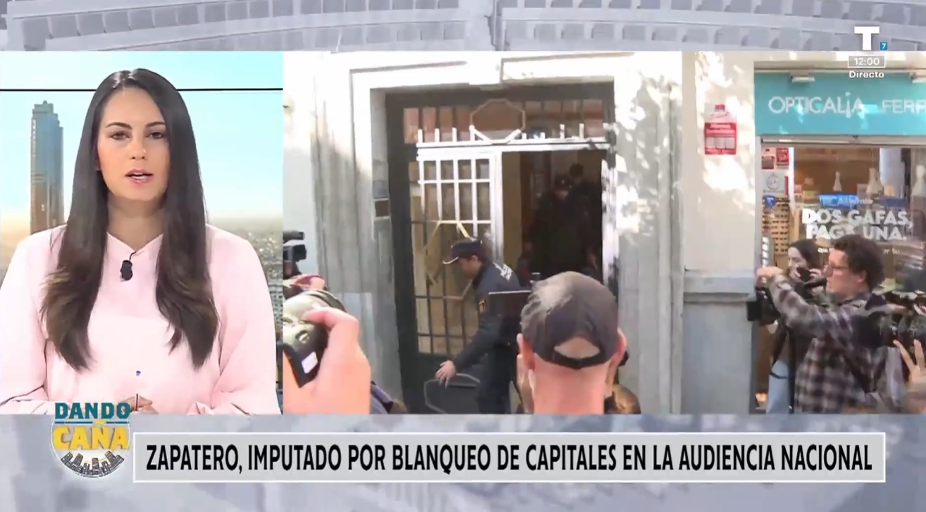 Zapatero, imputado por blanqueo de capitales en la Audiencia Nacional