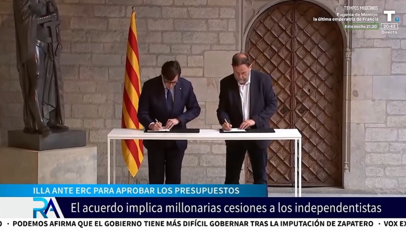 Illa saca adelante los presupuestos a golpe de cesiones millonarias a ERC