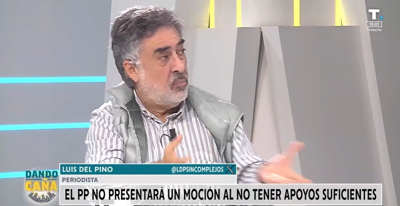 Luis del Pino un mensaje al PP: «Que hagan lo que les de la gana, pero que no nos vuelvan locos»