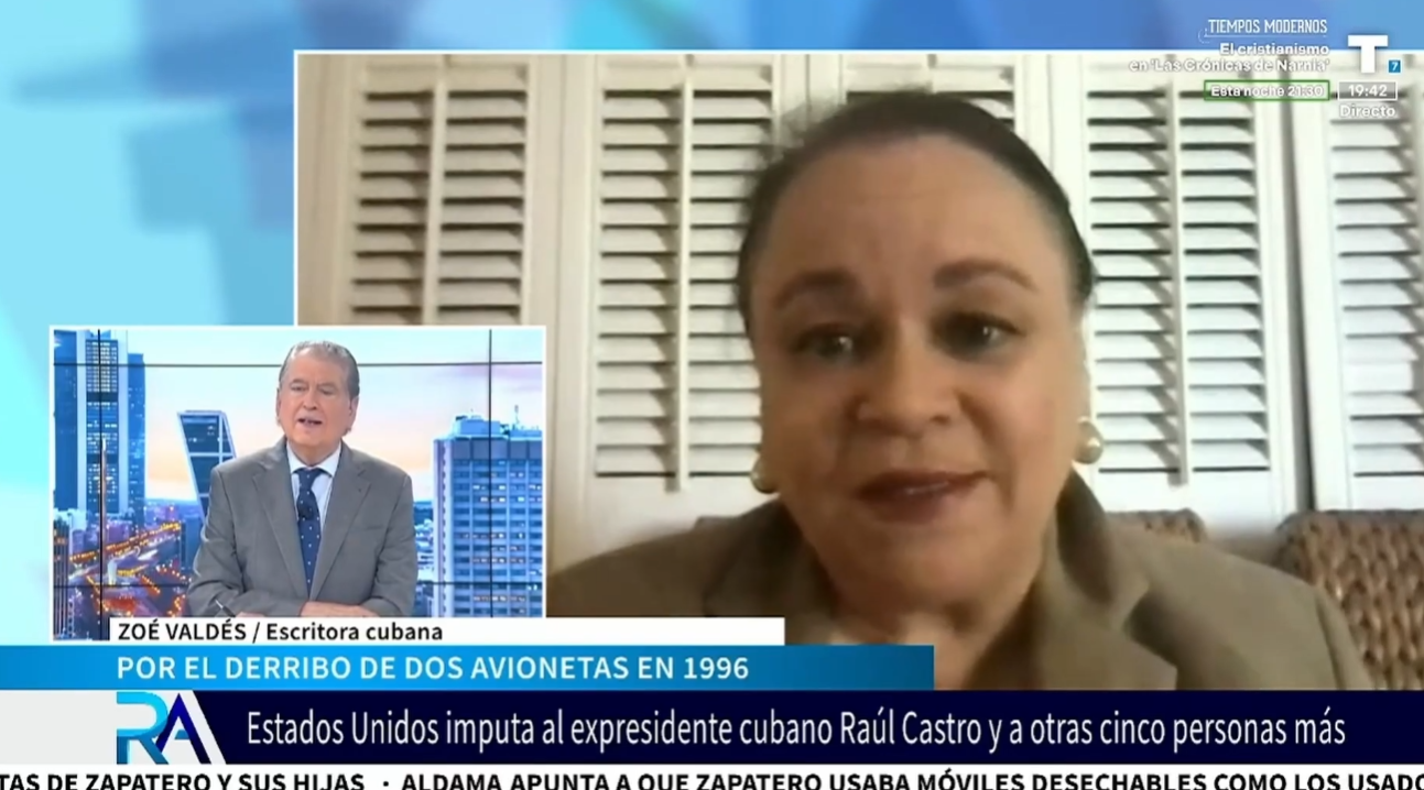 Zoé Valdés: «Las palabras que definen a Raúl Castro son asesino y criminal»
