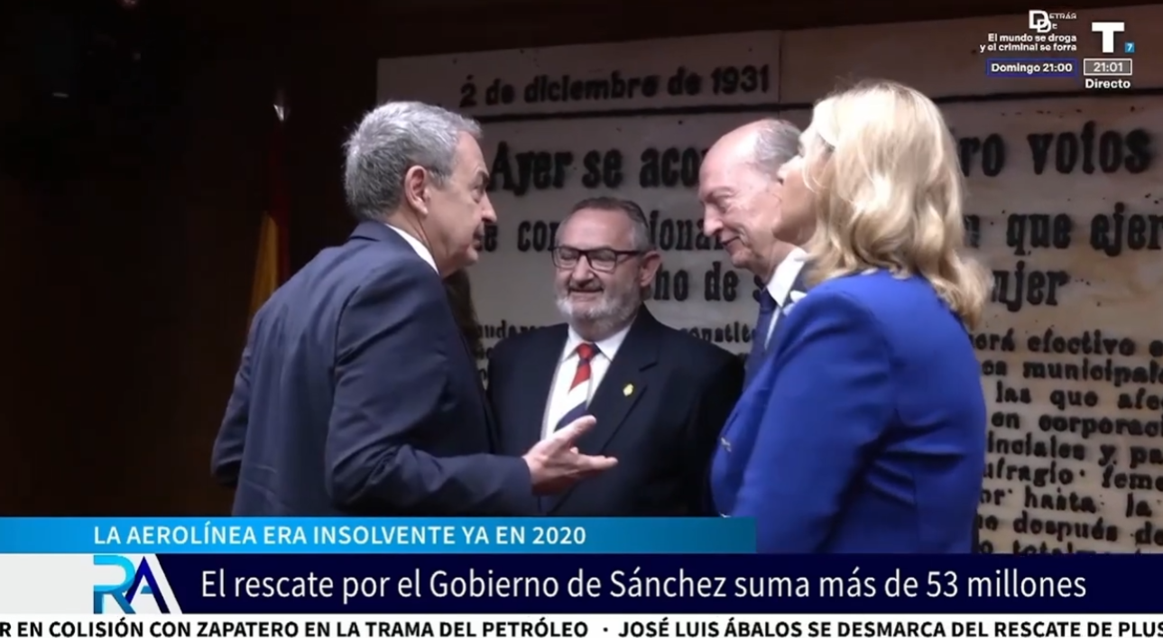 Irregularidades en el rescate a Plus Ultra e ingresos en la cuenta compartida con su mujer, Sonsoles Espinosa