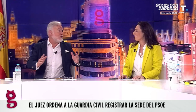 Marta Castro relata la orden de registro de Ferraz
