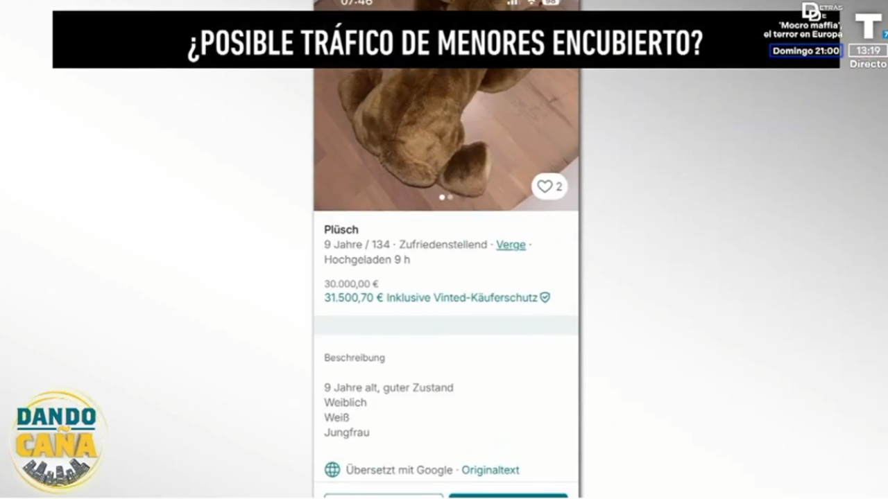 Francia investiga anuncios de Vinted que podrían ofrecer a niños menores de edad