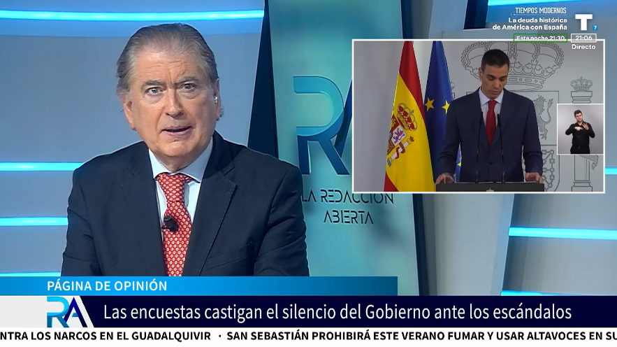 Las encuestas castigan el silencio de Sánchez ante los escándalos