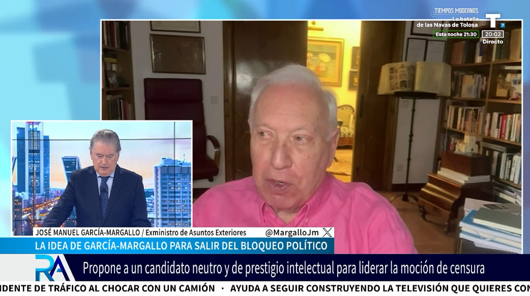 García-Margallo: «Sánchez necesita estar en Moncloa para controlar su situación judicial»