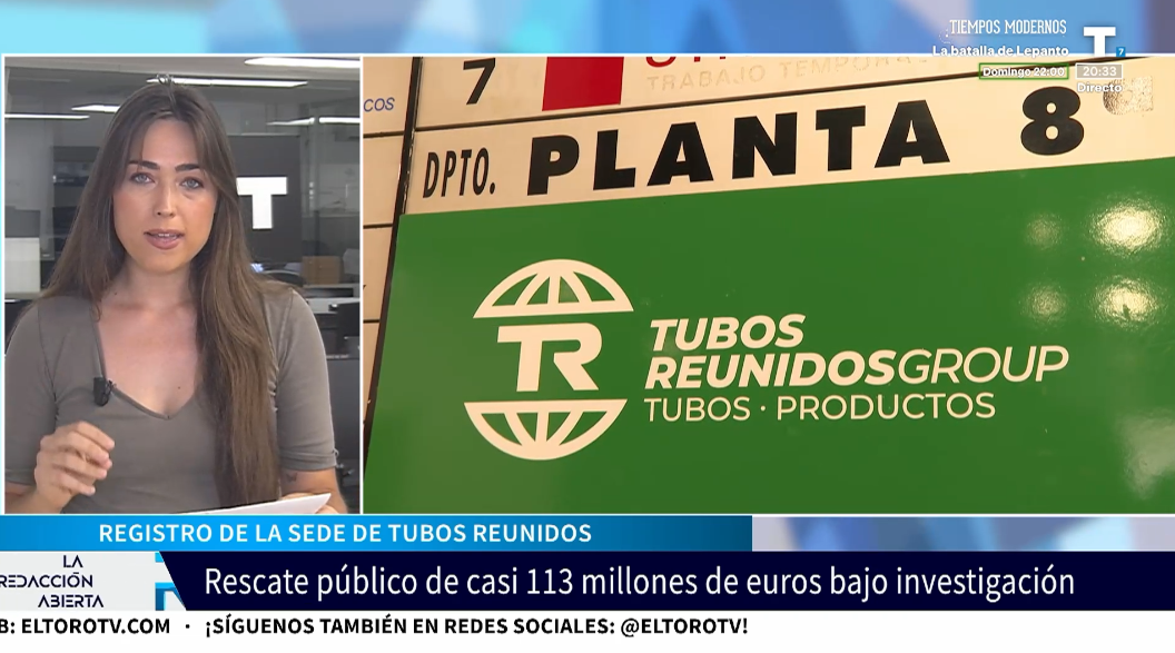 La UCO registra durante más de 10 horas la sede de Tubos Reunidos