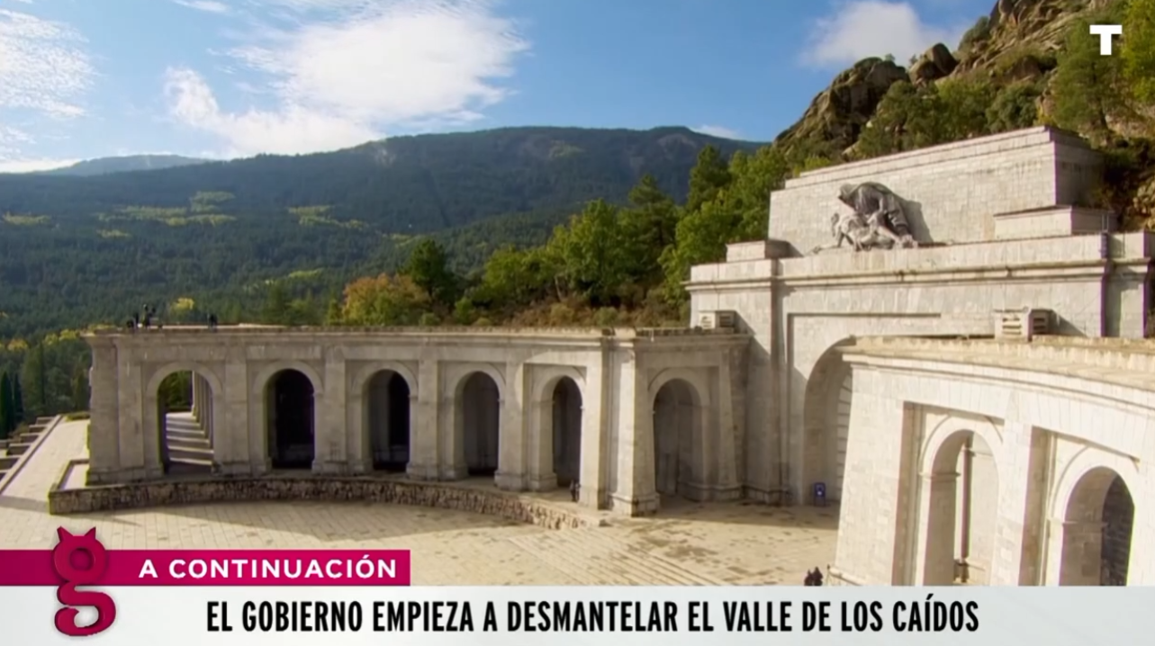El Gobierno aprovecha la visita del papa para profanar el Valle de los Caídos
