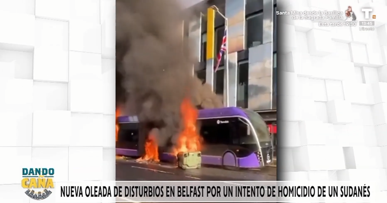 Ola de disturbios en Belfast