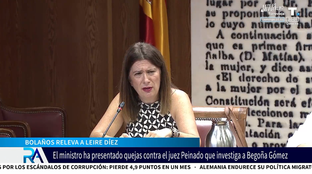 Félix Bolaños toma el relevo de Leire Díez en la ofensiva contra el juez Peinado