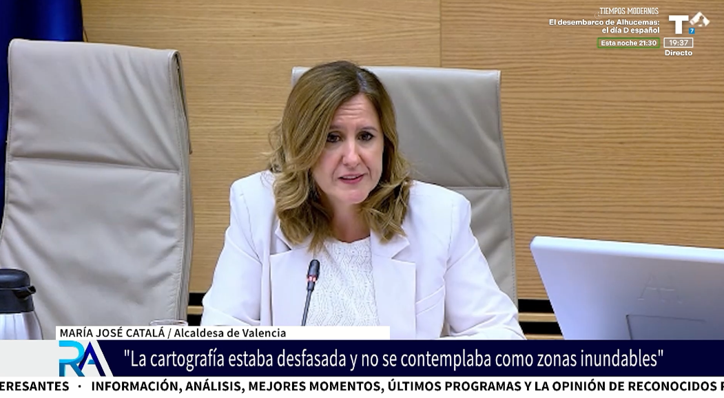 Comisión DANA: Catalá critica el Plan de Inundaciones aprobado por el anterior alcalde Ribó