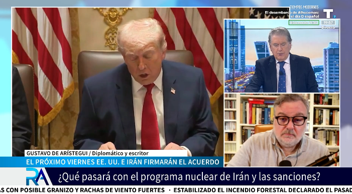 Gustavo de Arístegui: «En Irán no hay un líder que haga respetar y cumplir los acuerdos con EE. UU.»