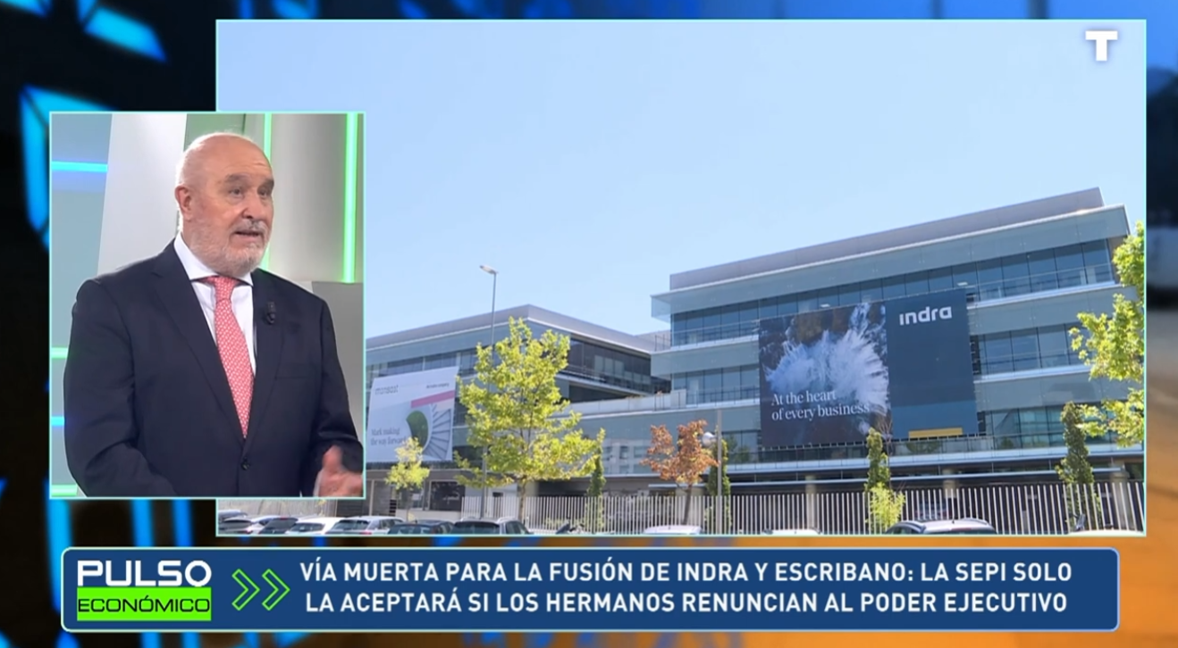 Julián Salcedo, sobre la fusión entre Indra y Escribano: “Quien le echa un pulso al Gobierno, lo pierde”