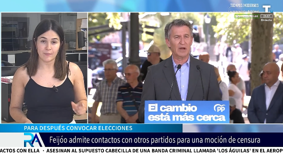 Feijóo intensifica los contactos para impulsar una moción de censura