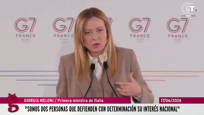 Giorgia Meloni planta cara a Israel y EE. UU.