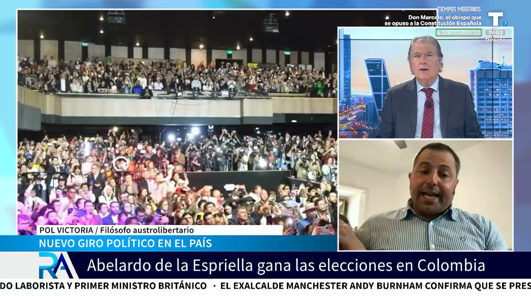 Pol Victoria: «Espriella tiene en su mano salvar a Colombia de la destrucción total»