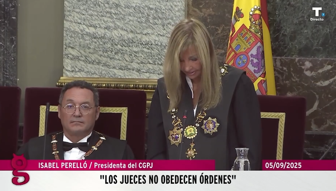 ¿Qué decía Perelló hace un año sobre las injerencias en los jueces?