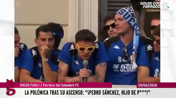 Locura en Sabadell: el portero se convierte en el protagonista de la fiesta del ascenso