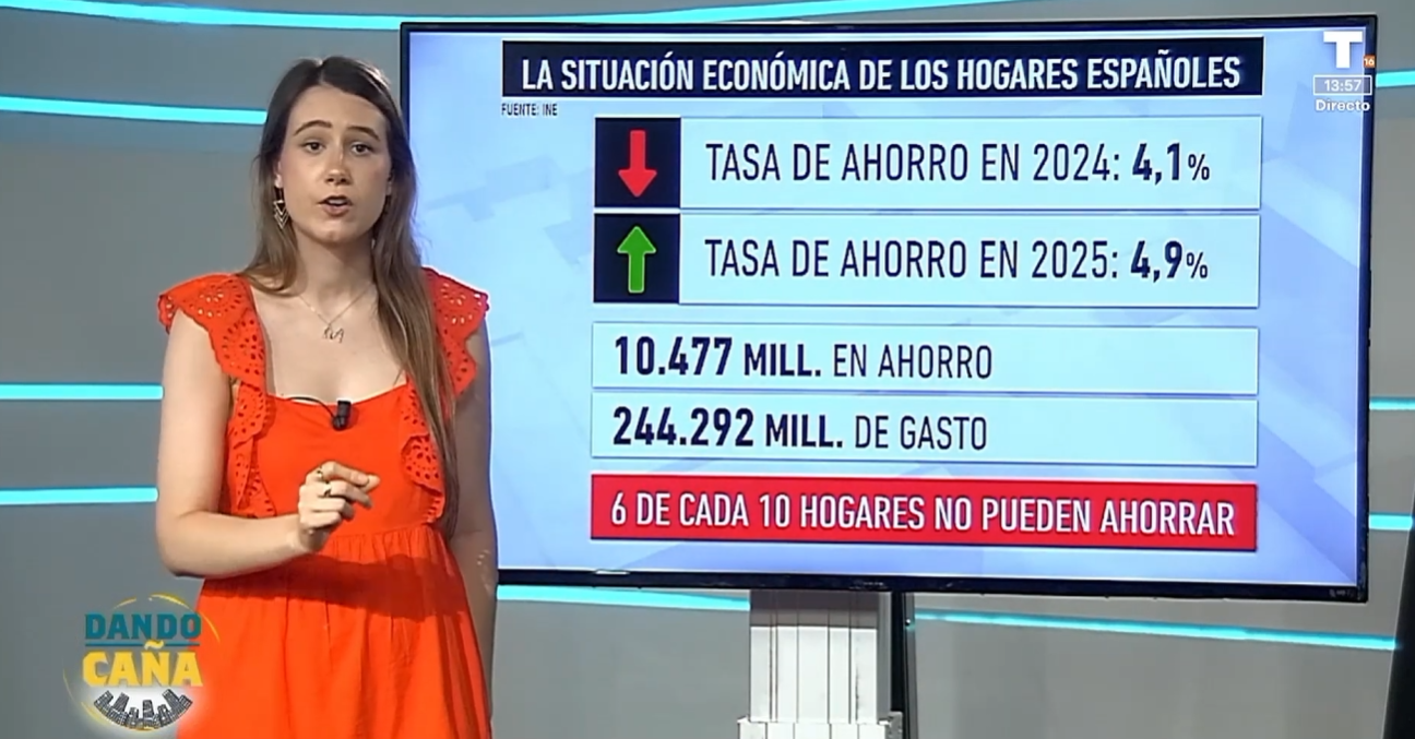 6 de cada 10 hogares españoles no pueden ahorrar