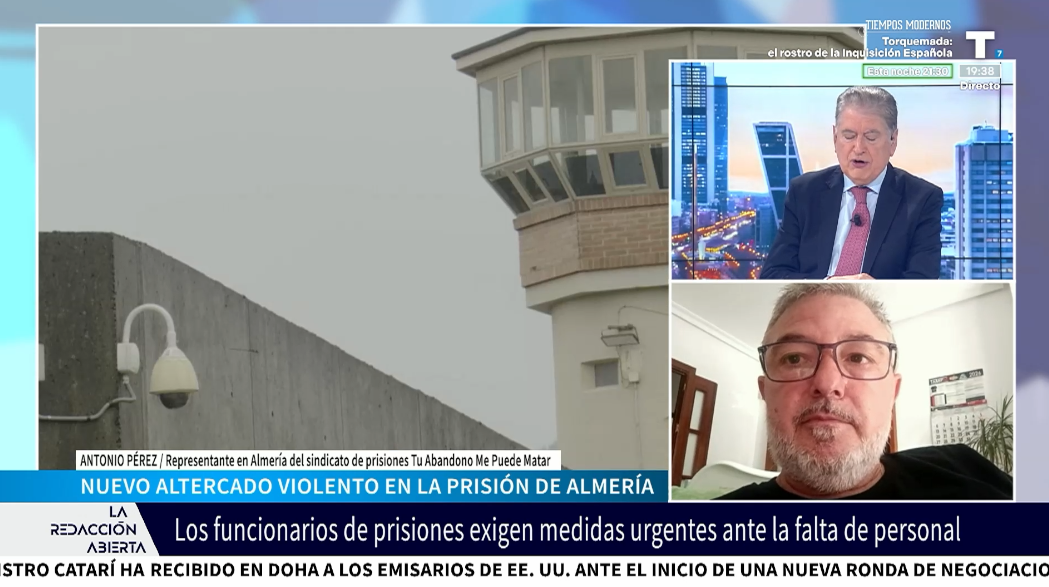 Tu Abandono Me Puede Matar: «Ser funcionario de prisiones cada día es más peligroso»