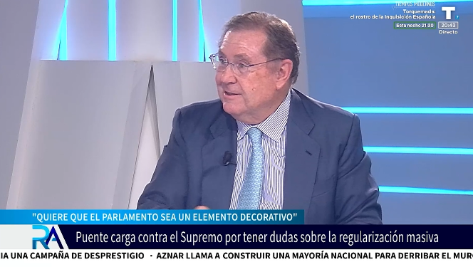 Carlos Entrena defiende las dudas del Supremo ante los ataques de Óscar Puente
