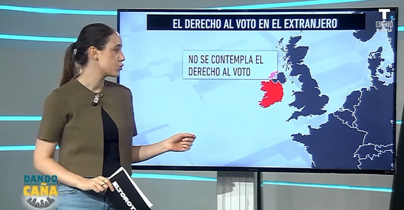 En países como Irlanda, los residentes en el extranjero NO pueden votar