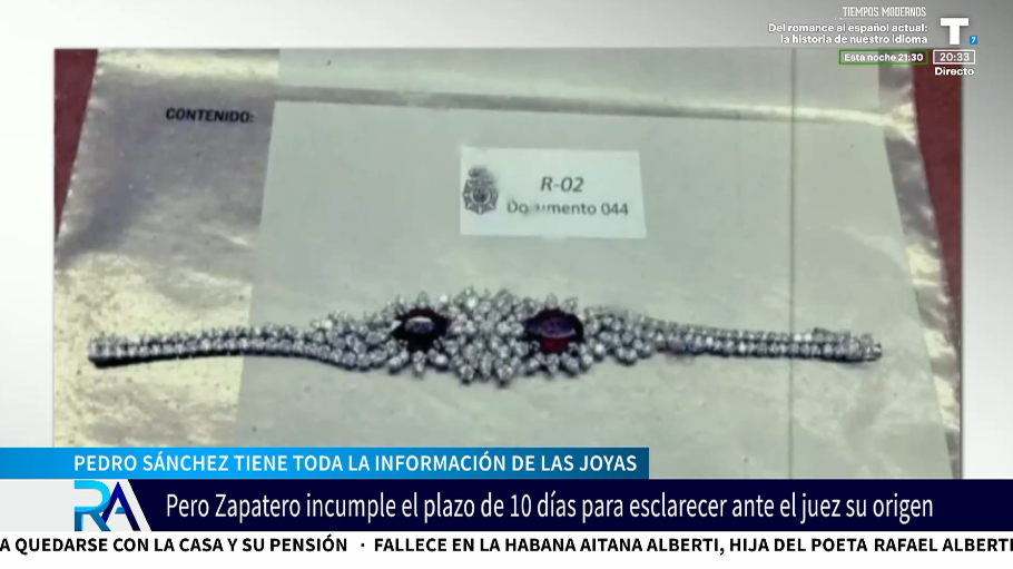 15 días sin conocer el origen de la joyas de Zapatero