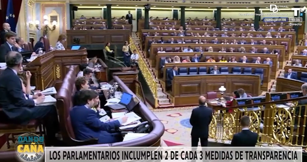 El Congreso suspende en transparencia