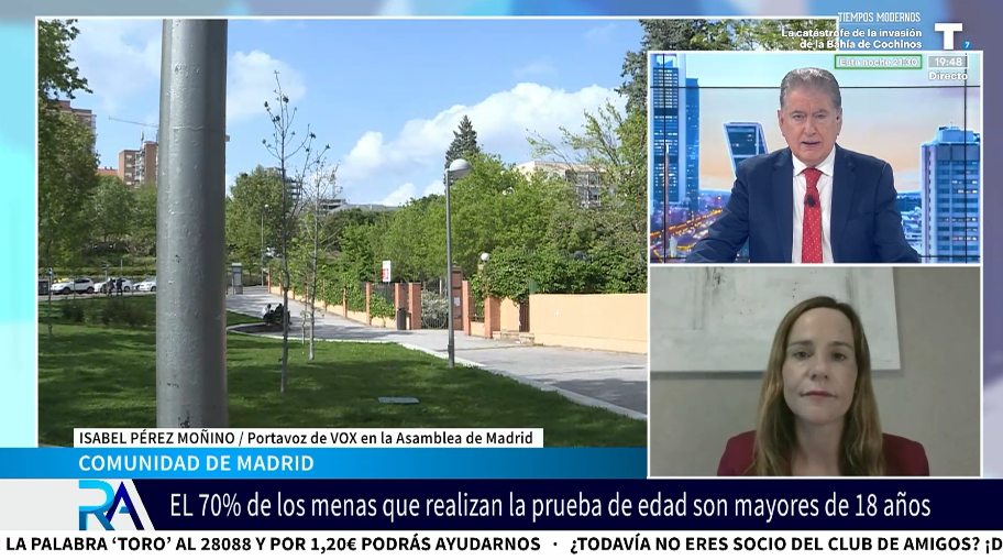 Isabel Pérez: «Ayuso lleva 7 años insultando y llamándonos racistas por denunciar la situación de los menas»
