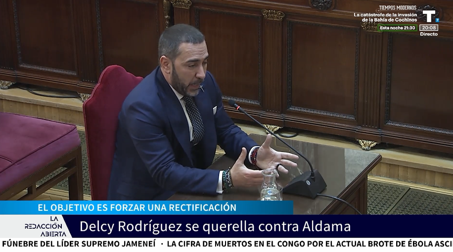 Delcy Rodríguez se querella contra Víctor de Aldama por injurias