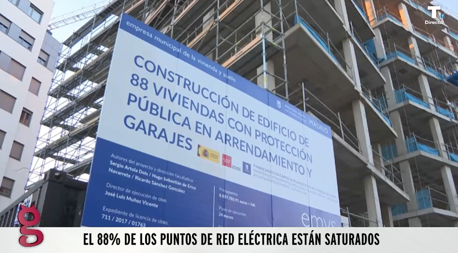 La saturación de la red eléctrica frena la construcción de viviendas en España